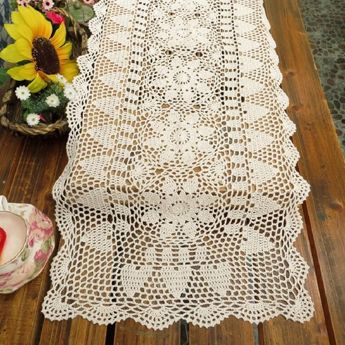 Laivigo Mantel De Encaje Hecho A Mano Tapetes Doily,rectángu