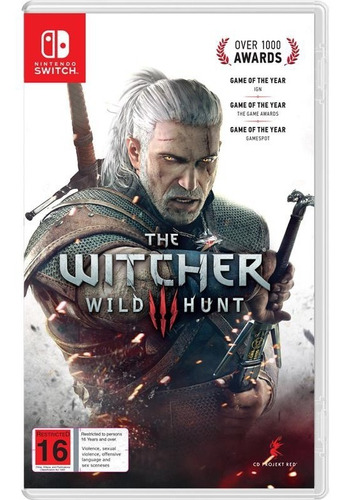 Witcher 3 Wild Hunt Switch Nuevo Sellado Original 