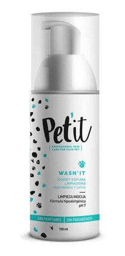 Pet It Wash It Espuma Limpiadora Mascotas / Catdogshop