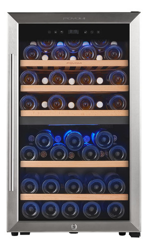 Fovomi Refrigerador De Vino De 20 Pulgadas, 52 Botellas (bur