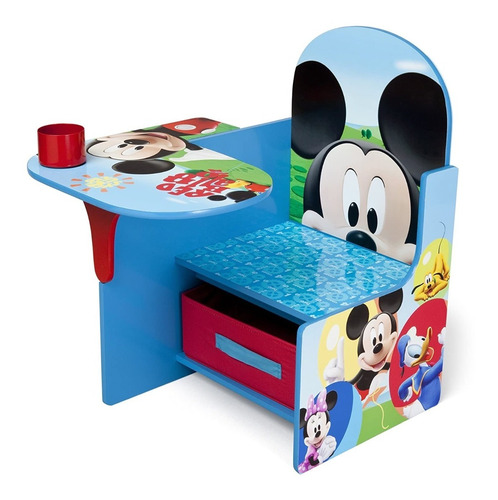 Silla Escritorio Con Cajón Para Niños, Disney Mickey Mouse