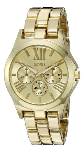 Reloj De Mujer Y Metal De Cuarzo Xoxo, Color: Dorado modelo