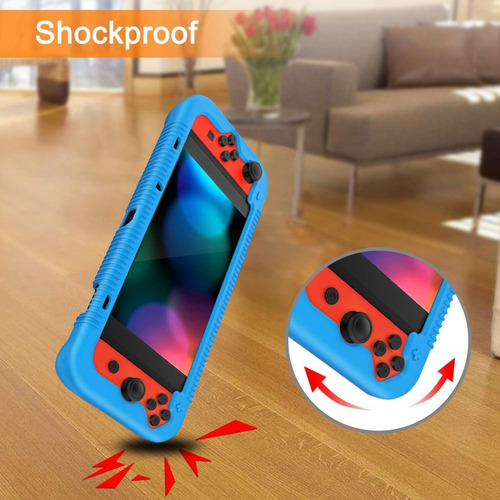 Imagen 10 de 10 de Forro Protector De Goma Para Nintendo Switch