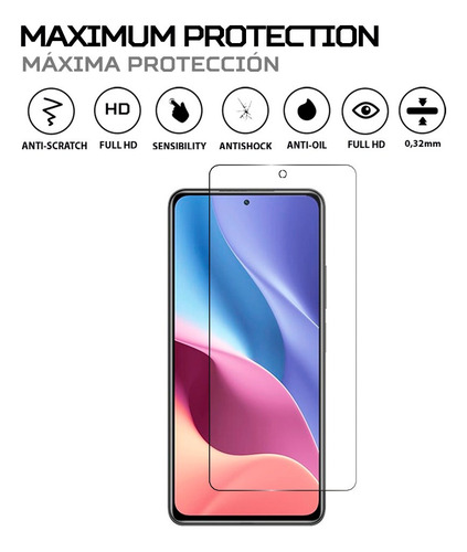 Protector Mica Pantalla Para Xiaomi Redmi K40 Pro+