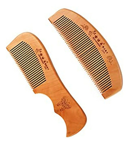 Peines - Peines - Dzrige The Peach Wood Comb Set - Thickened