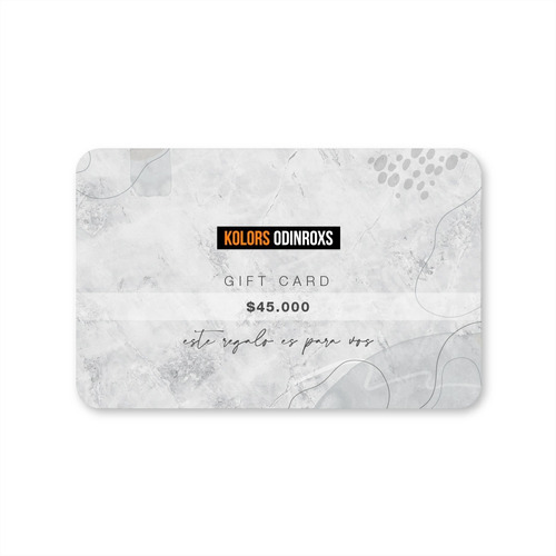 Gift Card Hot Sale $45.000 Kit Pelo Regalo Kolors Odinroxs 