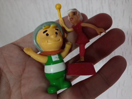2 Bonecos Miniaturas Judy E Elroy Jetsons Usados Na Condição (Usado)