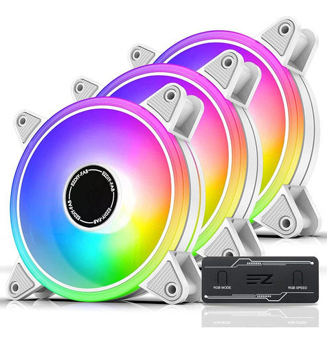 Ventilador Con Carcasa Rgb Pwm De 120 Mm White Moonligh...