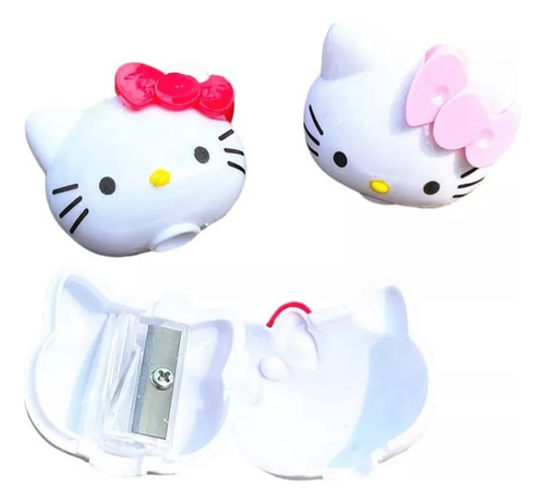 12 Sacapuntas Hello Kitty Mayoreo Escuela Oficina Colores