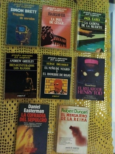 Lote De 8 Libros -suspenso-