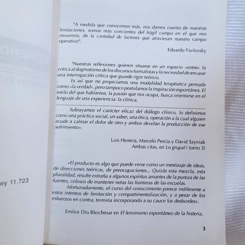 Imagen 5 de 9 de Aprender Para Ser Psicopedagogia Clinica Marina Muller Bonum
