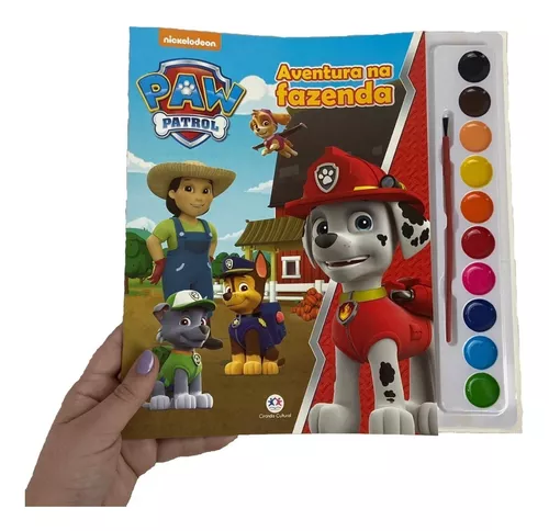 Livro Infantil Colorir Patrulha Canina Aquarela Un 4908 Ciranda - Amiga  Shop, Comprar Material de Escritório Online