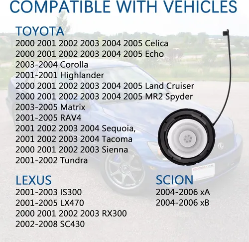 Capacina De Gas Para Toyota, Scion, Lexus, Gs300 Gs430 Is300