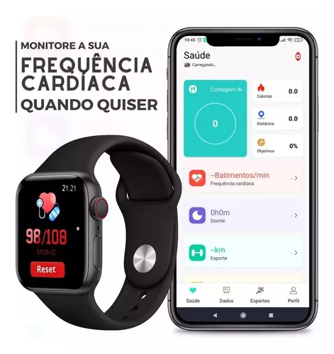 Relógio SmartWatch P80pro ORIGINAL APP: Da Fit (ROSA) da Lemfo