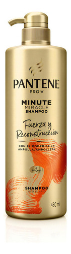 Shampoo Pantene 3 Minute Miracle Fuerza Y Reconstrucción 480ml