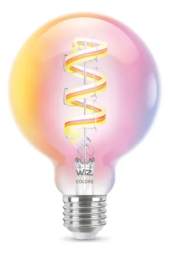 Kit X3 Lampara Led Filamento Rbg Wifi Wiz 40w E27 Alexa