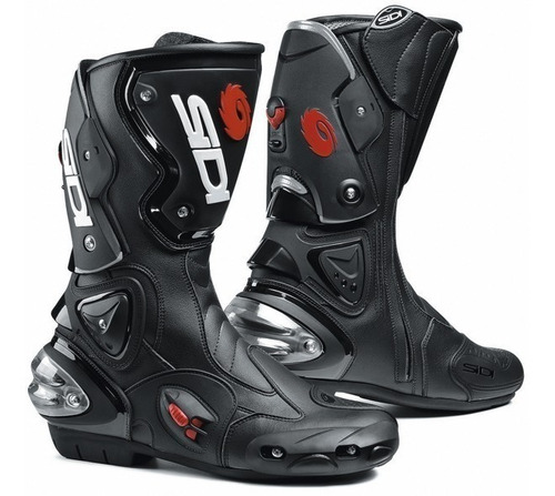 Imagen 1 de 6 de Botas Pista Sidi Vertigo Negro Alta Gama Importadas