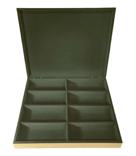 Kit 1 Porta Joia Grande C/bandeja E 1 Caixa P/ 8 Oculos 8539