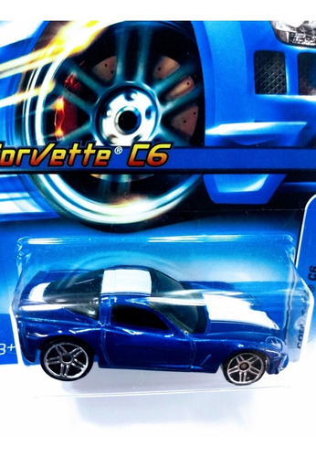 Carrito Hot Wheels Corvette C6 Ed 2006 Escala 1:64