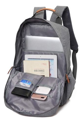 Mochila Urbana Impermeable Reforzada Bolsillos Laptop Unisex