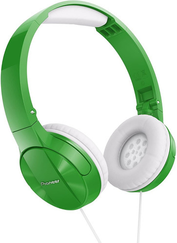 Auriculares Pioneer On-ear Cerrados Vincha Mj503 Plegable Color Verde