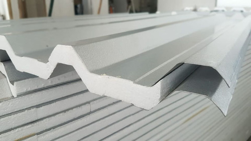 Telha Sanduiche De Zinco Galvanizada Limeira Branco