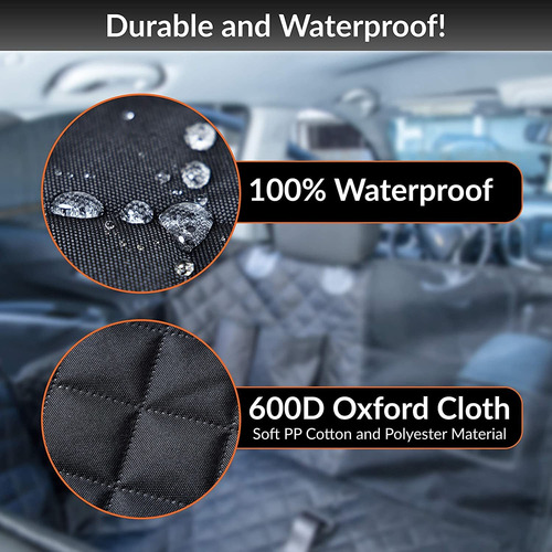 Imagen 5 de 7 de Funda Para Asiento Trasero De Perro Para Coche, Camión, Suv,
