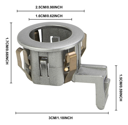 4 Soportes For Sensor De Aparcamiento Toyota 89348-33080.