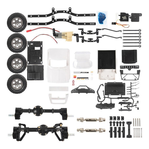 1/16 C24-1mks 4wd Kit De Coche Portaequipajes 4wd Camión