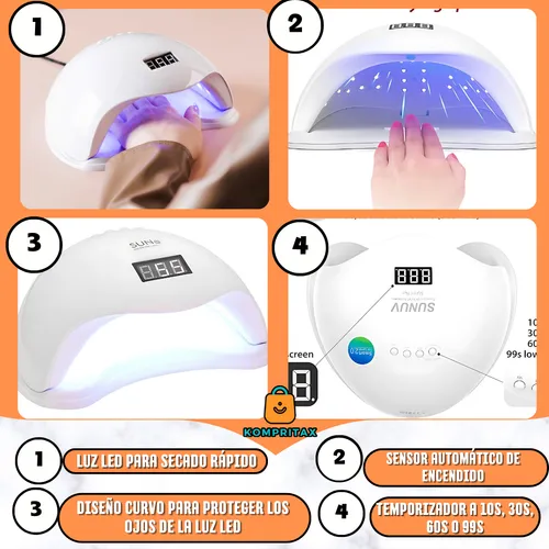 Maquina Para Unas Semipermanentes Secador Uñas Semipermanent