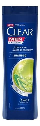 Shampoo Anticaspa Men Eucalipto E Melaleuca 400ml Clear