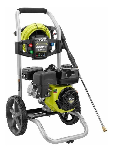 Hidrolavadora De Gas Ryobi 1900 Psi 2.5 Gpm Color Verde/Negro Frecuencia 0