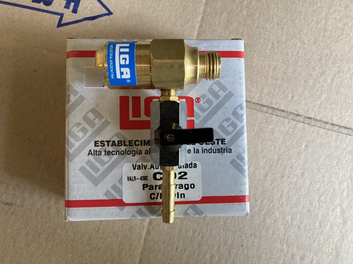 Válvula Autoreguladora Para Drago Co2 Con Llave Chopera