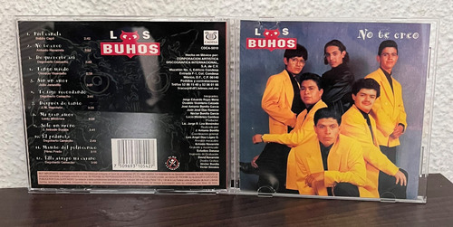 Cd Original Los Buhos No Te Creo