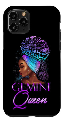 iPhone 11 Pro Purple Géminis Queen Afro Am B08wlgrxrg_310324