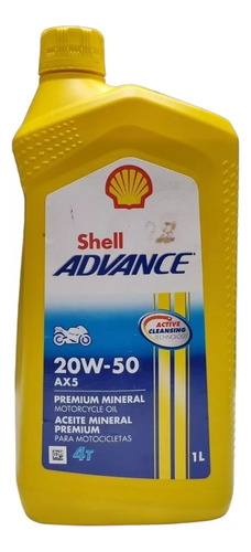 Shell Advance 20w50 Ax5 4t - 3 Litros