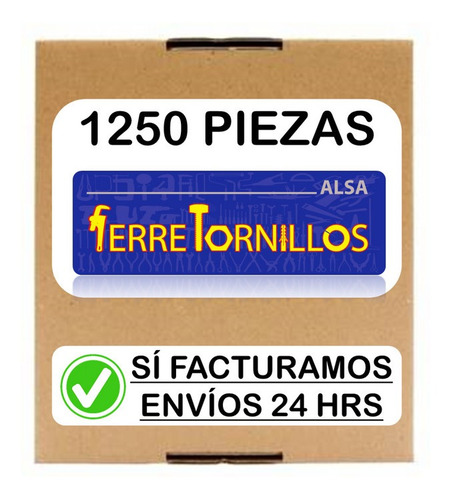 Tornillo Estufa Combinado Nc 1/4 -20 X 1 1/4 1250 Pzs *