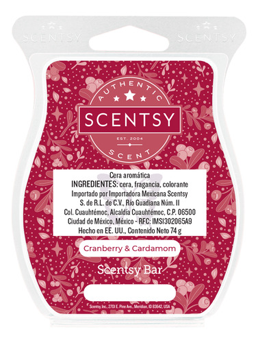 Paquete 6 Ceras Aromáticas Scentsy Varios Aromas