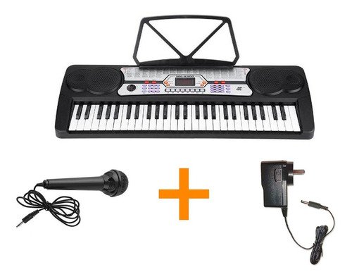 Órgano Teclado Musical 54 Teclas Meike Mk4300 + Fuente Promo