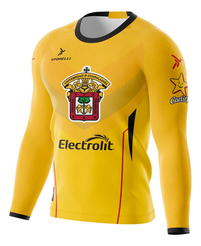 Jersey Oficial Portero Leones Negros Sub. Amarillo Sporelli