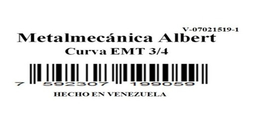 Curva Emt 3/4 De Pulgada De Metal Para Electricidad Fabrica.