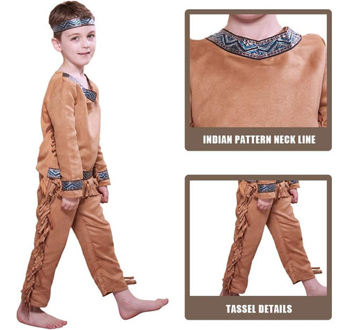 Disfraz Indio De Reneecho Para Niños