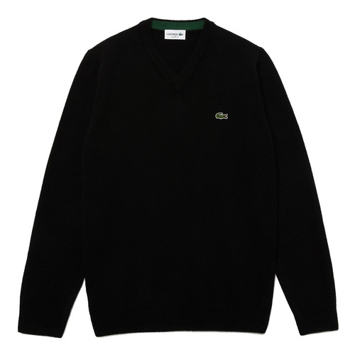 Sweater Hombre Lacoste De Lana Escote V Pulls