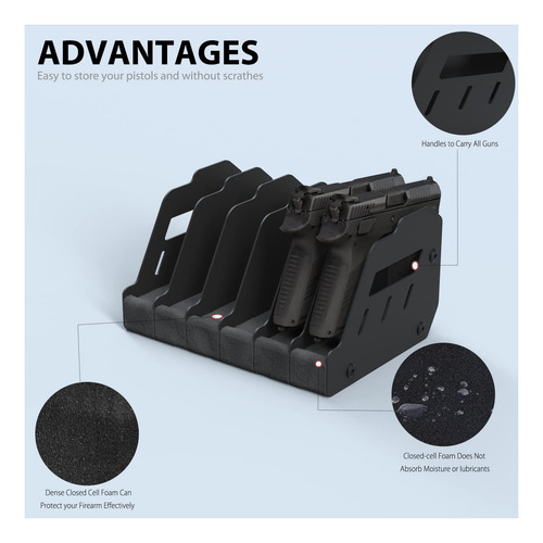 Soporte Para Pistola, Soporte Para Pistola De Espuma Suave 4