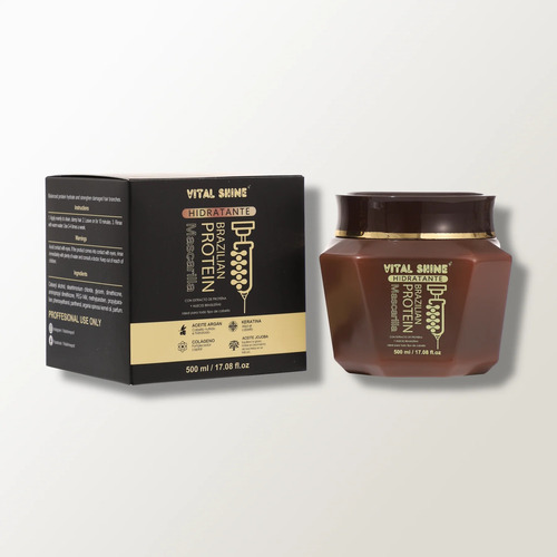 Mascarilla Con Proteína Brasileña Reparadora Vital Shine