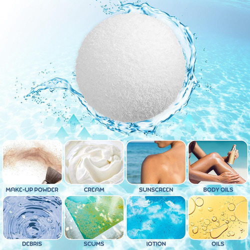 8 Peças De Bolas De Espuma Para Spas, Banheira De Hidromassa