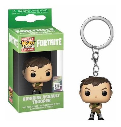 Imagen 2 de 3 de Funko Pop Fortnite: Highrise Assault Trooper Llavero