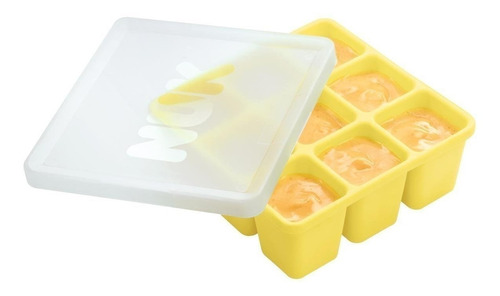 Cubetera Para Alimentos Nuk Silicona Con Tapa By Maternelle