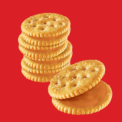 Ritz Galletas Sándwich De Mantequilla De Maní, 20 Paquetes D