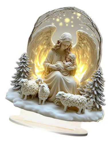 ) Escena De Natividad De Ángel De Navidad 2d, Estilo A